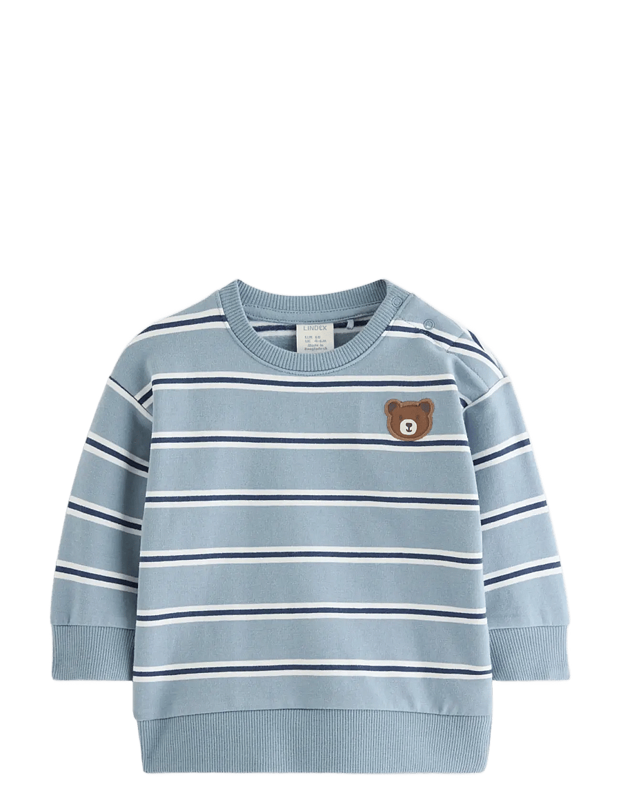Lindex - Sweatshirt with brushed inside - sweatshirts - lt dusty blue - 0