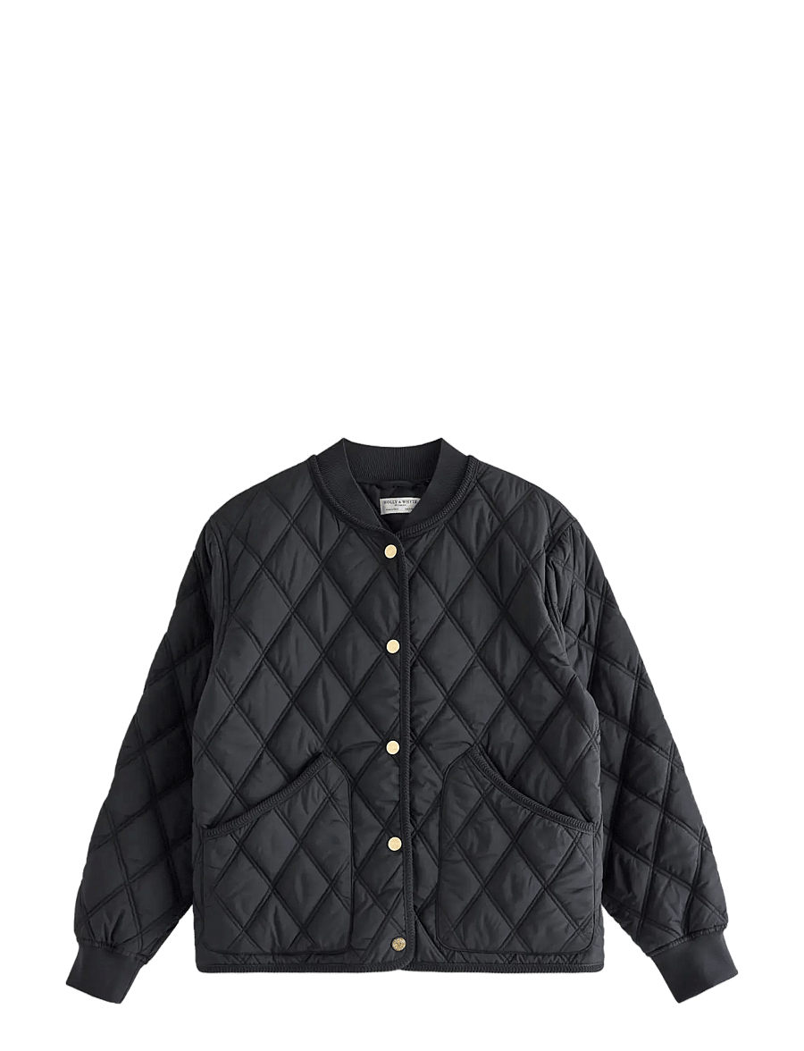 Lindex - Quilted jacket - frühlingsjacken - black - 1