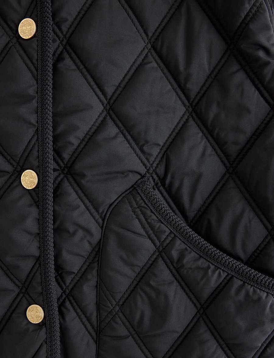 Lindex - Quilted jacket - frühlingsjacken - black - 5