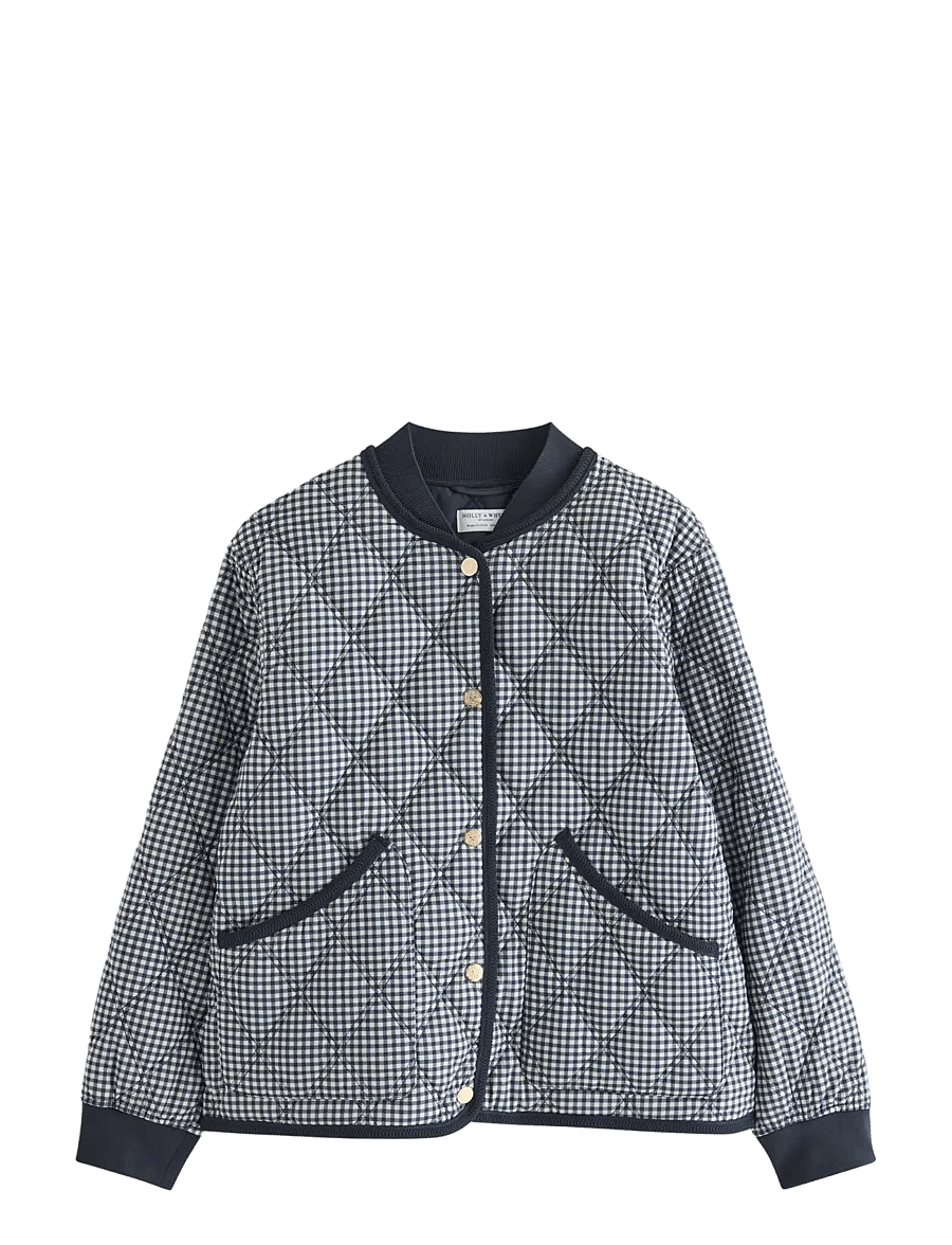 Lindex - Quilted jacket - frühlingsjacken - dark navy - 1