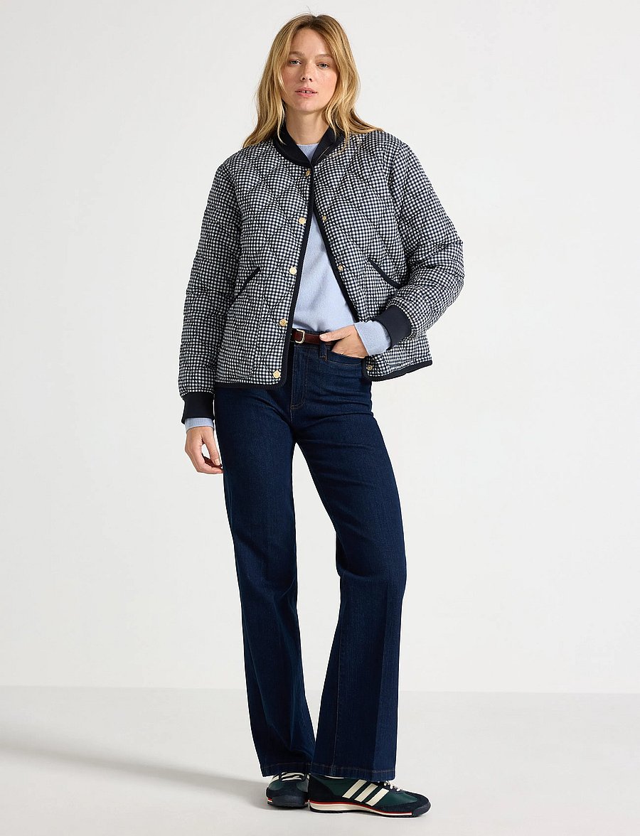 Lindex - Quilted jacket - frühlingsjacken - dark navy - 0