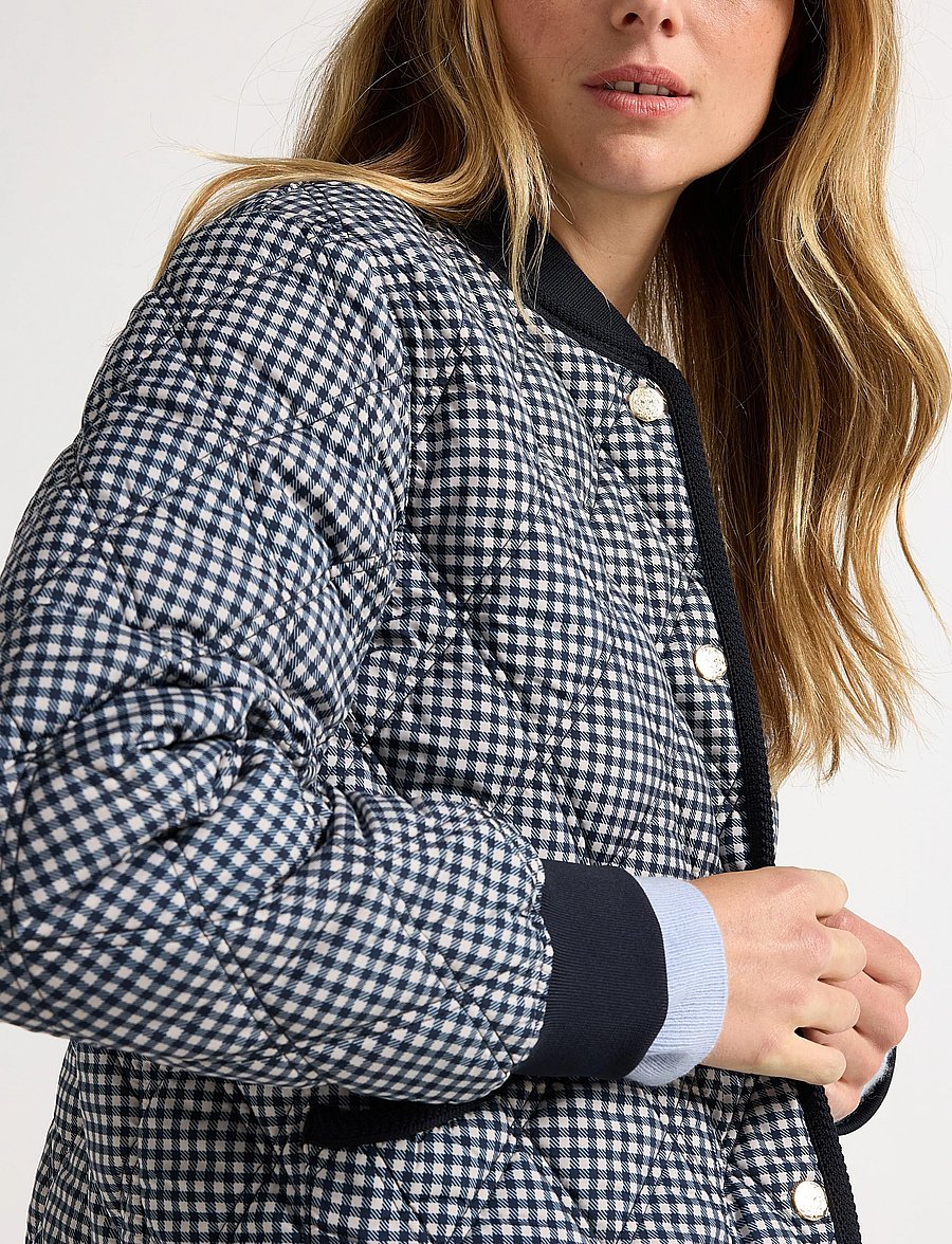 Lindex - Quilted jacket - frühlingsjacken - dark navy - 4