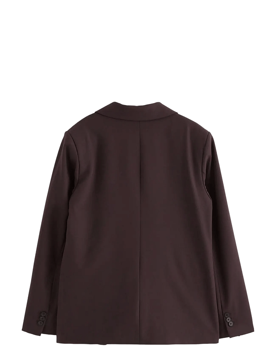 Lindex - Blazer - oversized blazere - dark brown - 2