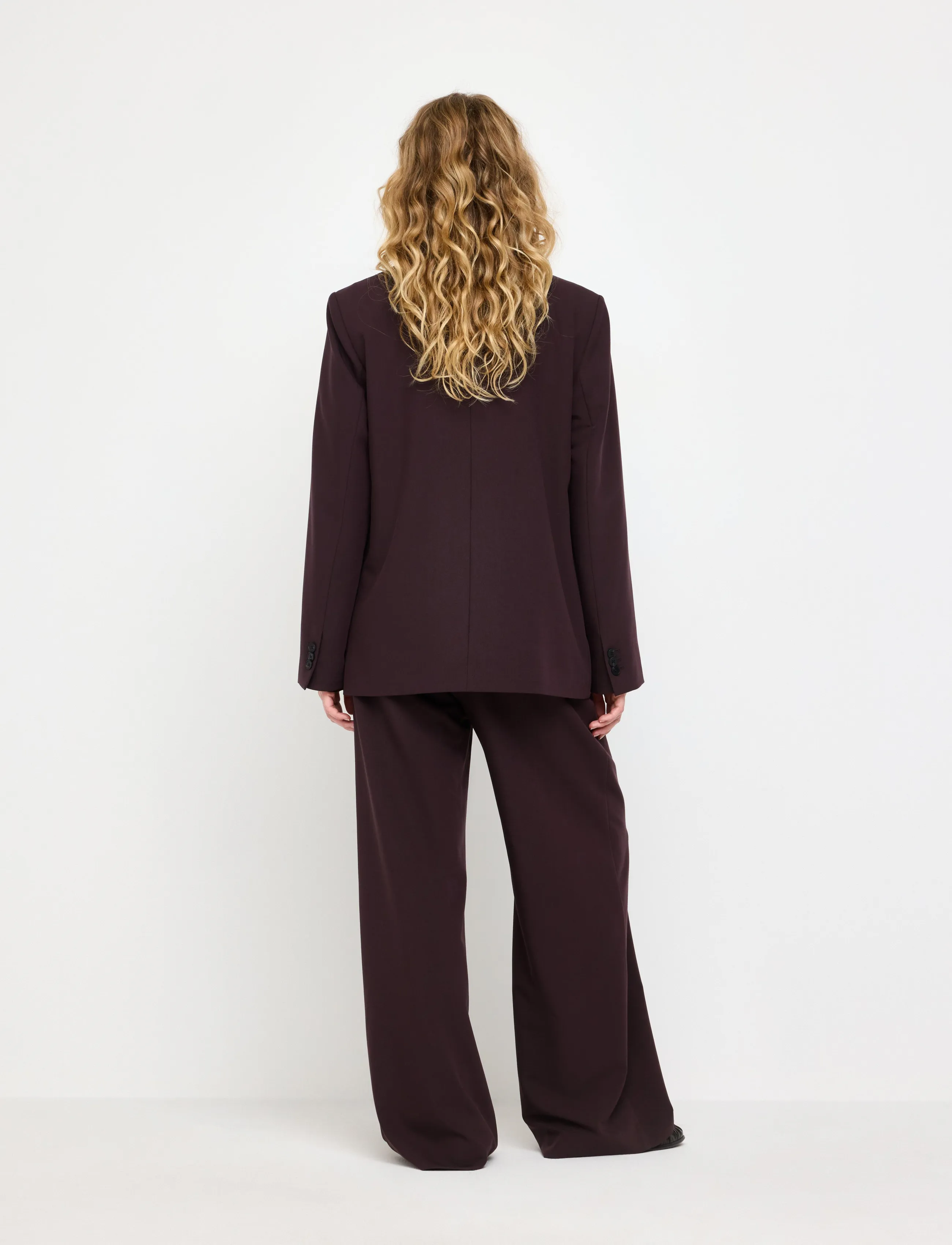 Lindex - Blazer - oversized blazere - dark brown - 3