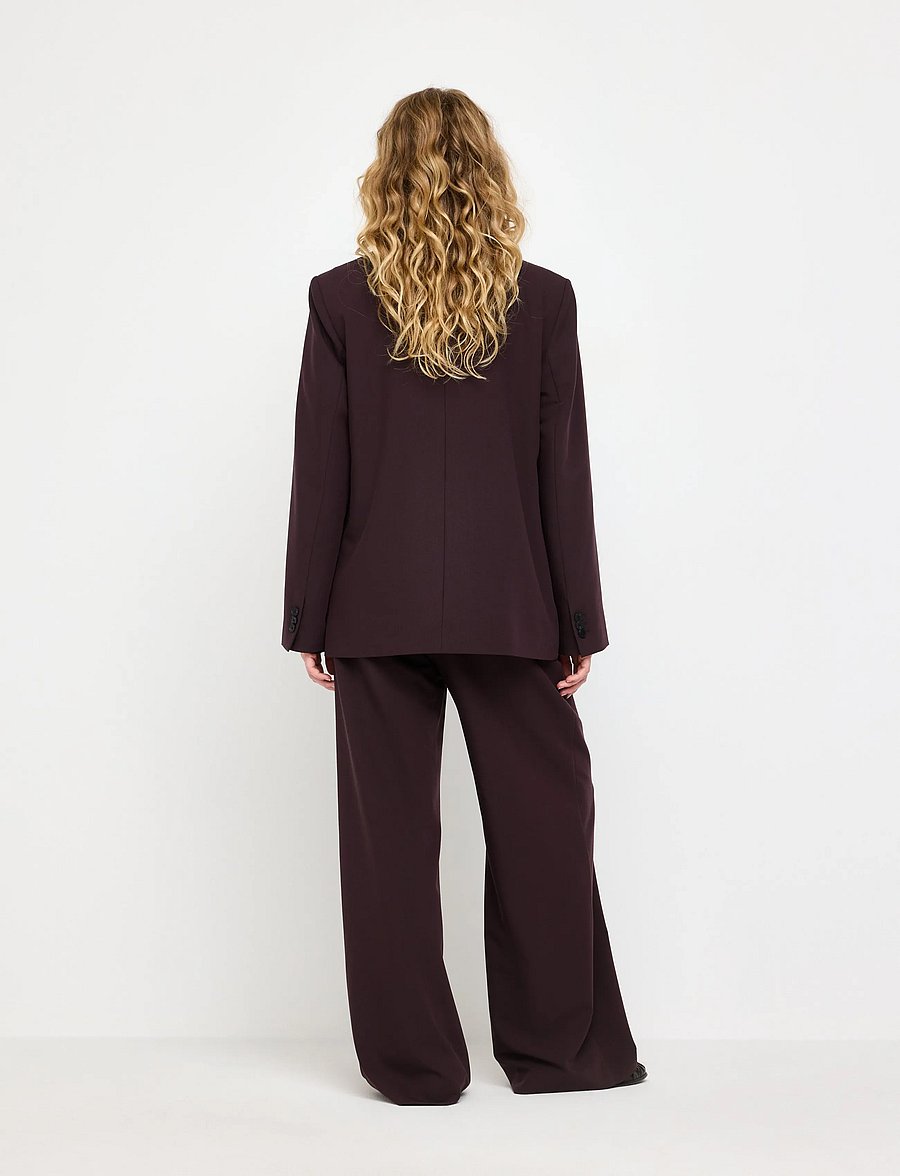 Lindex - Blazer - oversized blazere - dark brown - 3