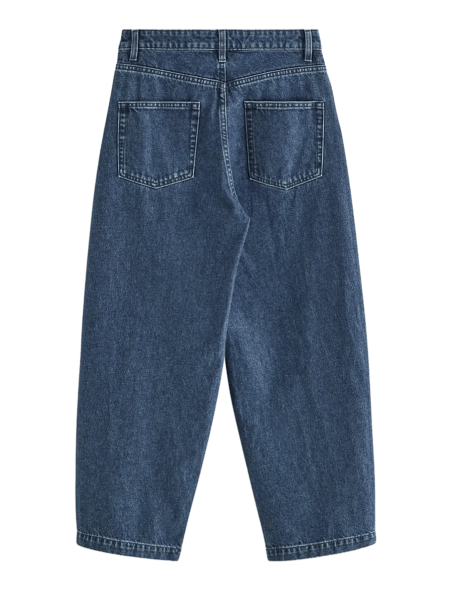 Lindex - Barrel jeans with ankle length - barrel jeans - dark denim - 2