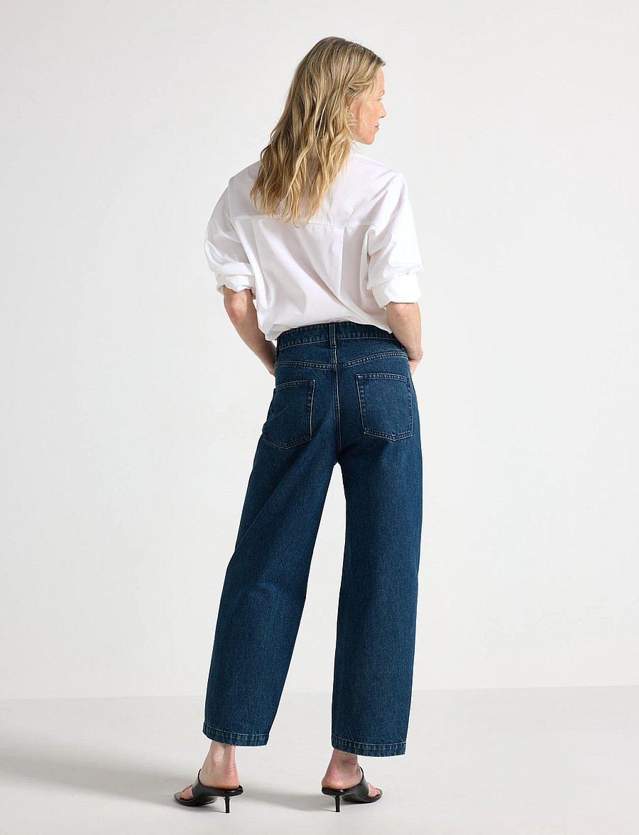 Lindex - Barrel jeans with ankle length - barrel jeans - dark denim - 3