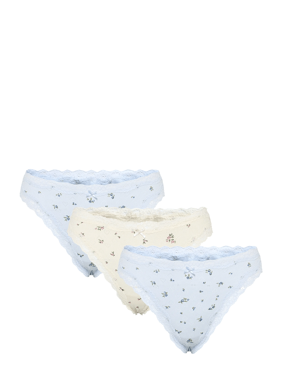 Lindex - Brief thong reg WILMA heart po - brazilian trusser - dusty white - 0
