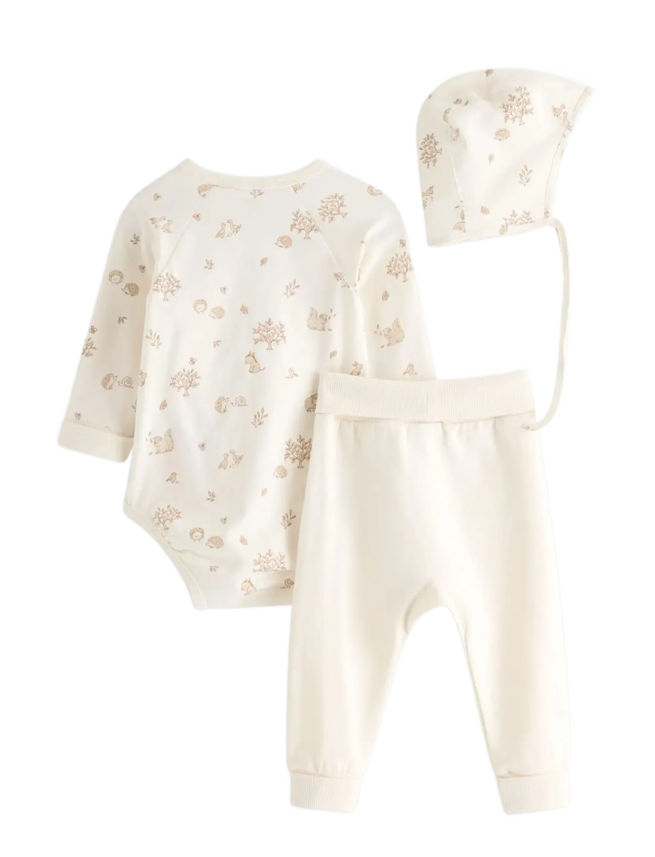 Lindex - 3-piece baby starter kit - light white - 1