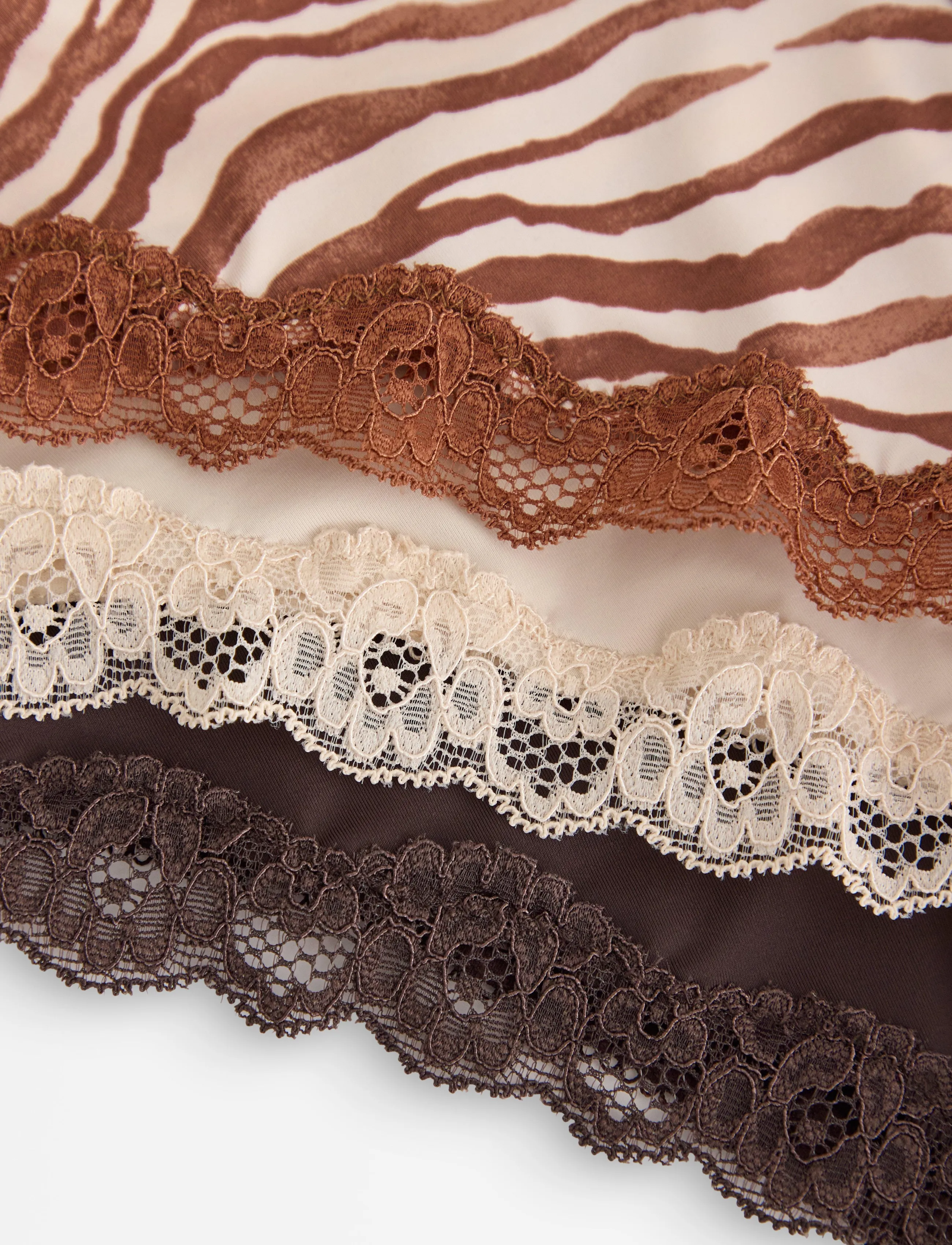 Lindex - 3-pack brazilian briefs in micro - brazilian slips - light dusty beige - 5