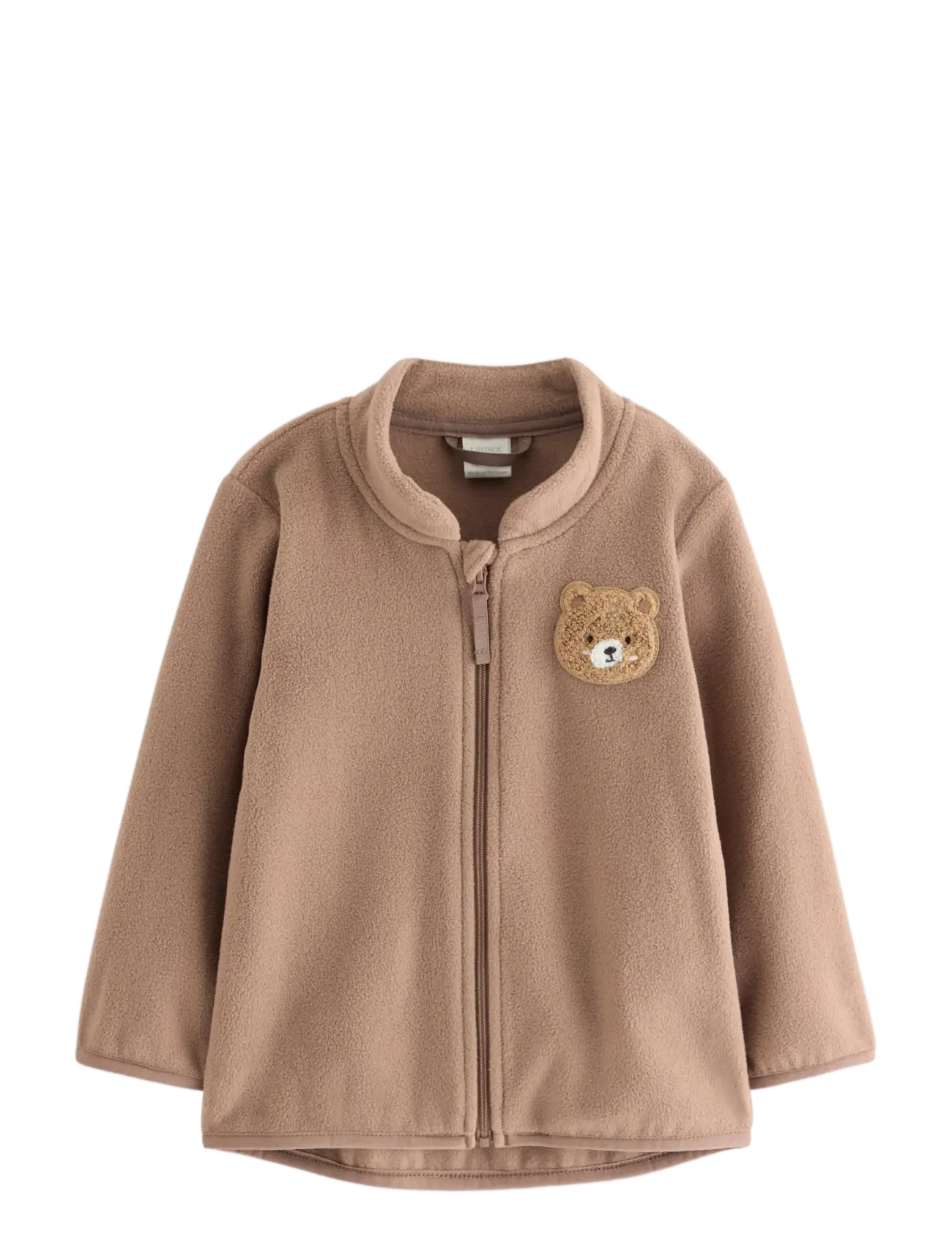 Lindex Jacket In Microfleece, 98, Fleece Oberbekleidung, Braun - Jackets, Kinder
