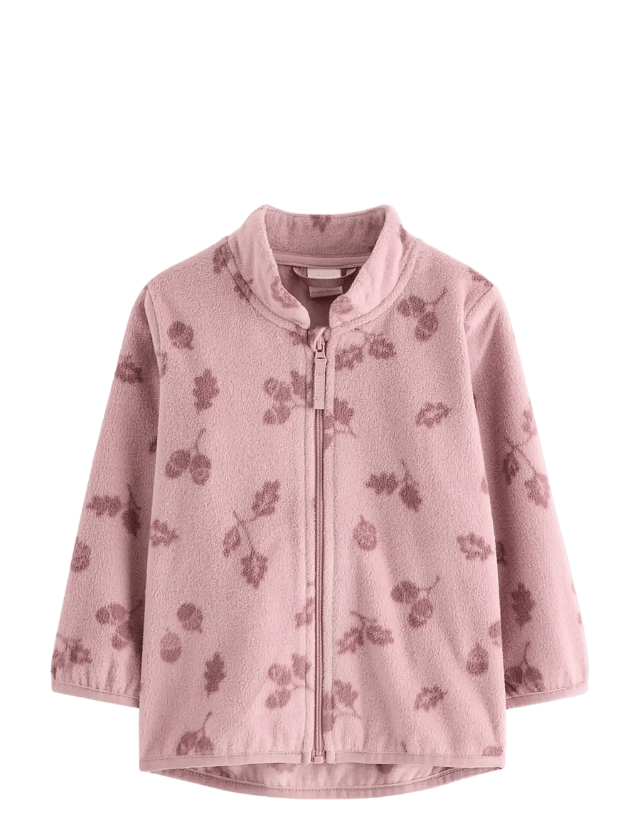 Lindex - Jacket in microfleece - light dusty pink - 0