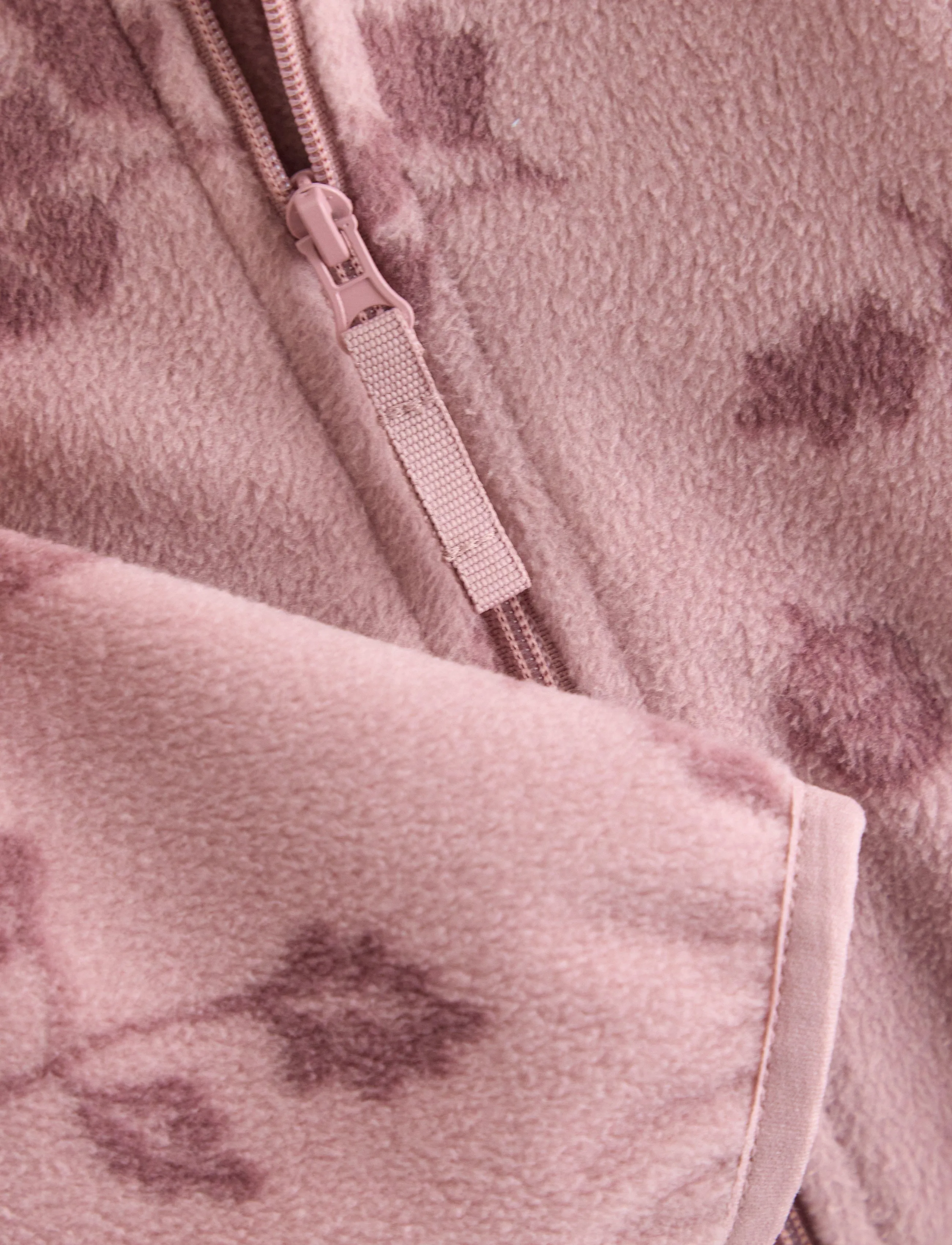 Lindex - Jacket in microfleece - light dusty pink - 2
