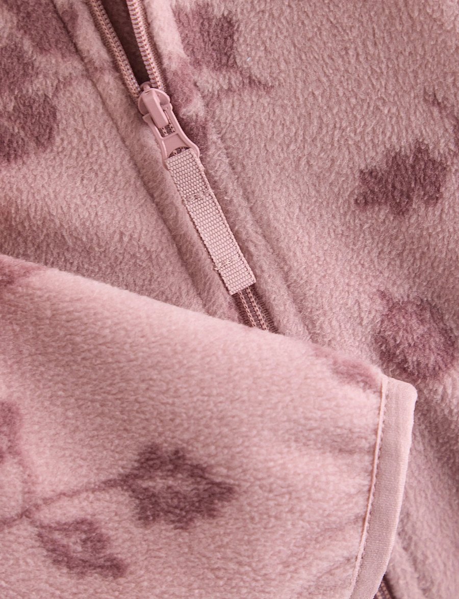 Lindex - Jacket in microfleece - light dusty pink - 2