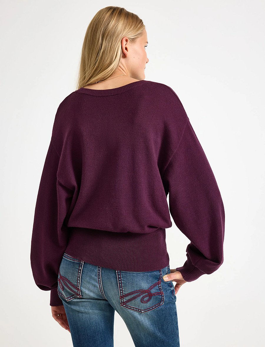 Lindex - Fine-knit jumper - pullover - dark lilac - 3