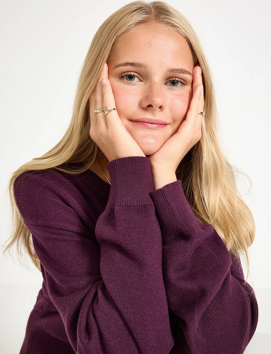 Lindex - Fine-knit jumper - pullover - dark lilac - 4