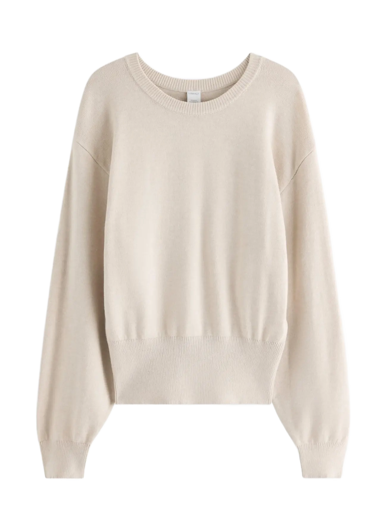 Lindex Fine-knit jumper - Lindex - LIGHT BEIGE MELANGE / beige