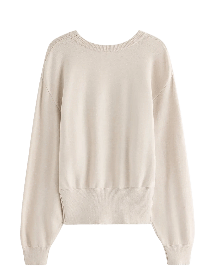 Lindex - Fine-knit jumper - stickade tröjor - light beige melange - 2