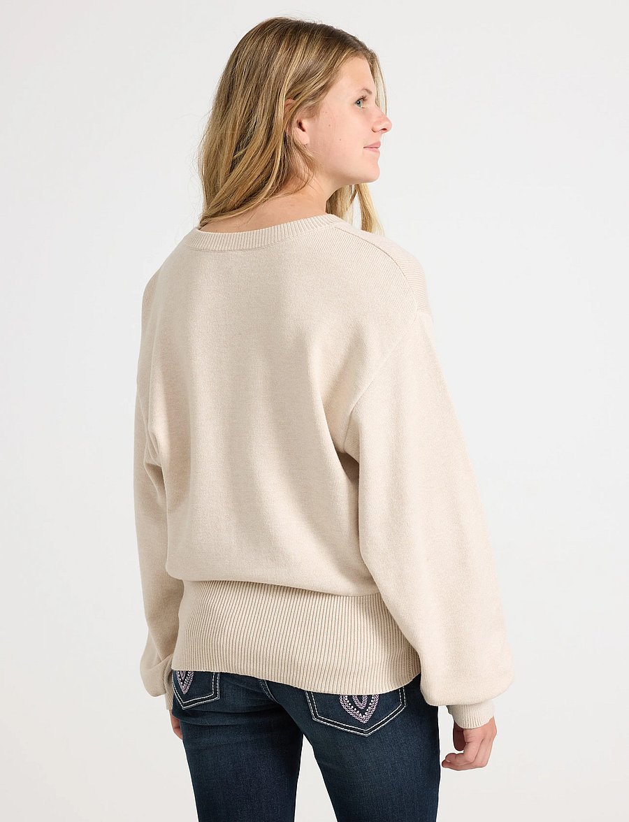 Lindex - Fine-knit jumper - stickade tröjor - light beige melange - 3