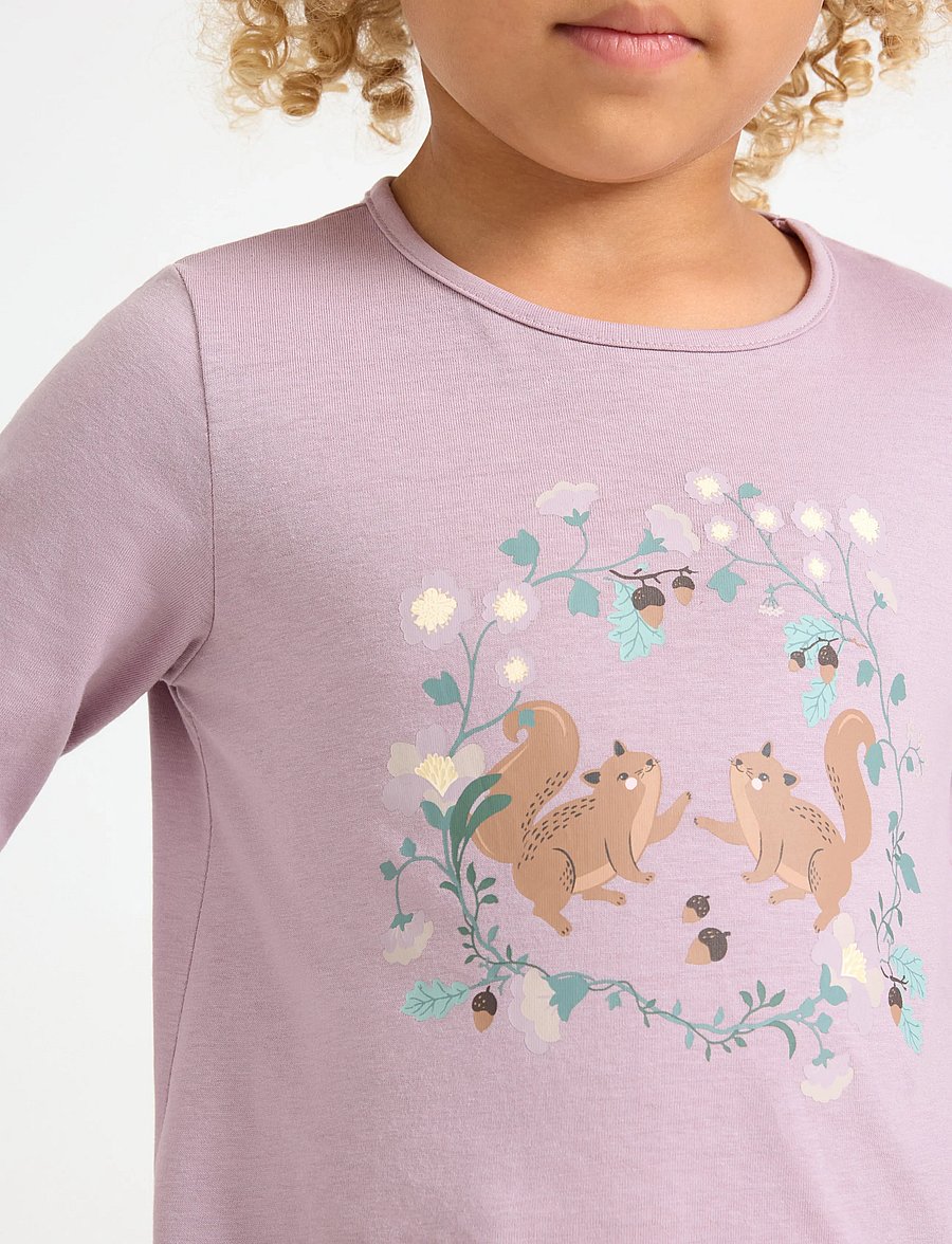 Lindex - Long-sleeved top - langærmede t-shirts - light dusty lilac - 4