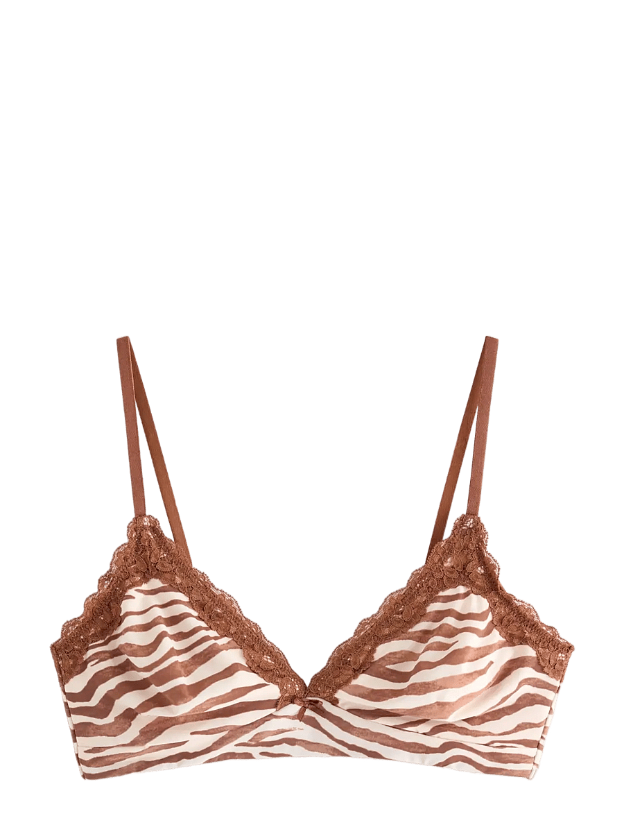 Lindex - Soft bra in micro material - bügellose bhs - light dusty beige - 1