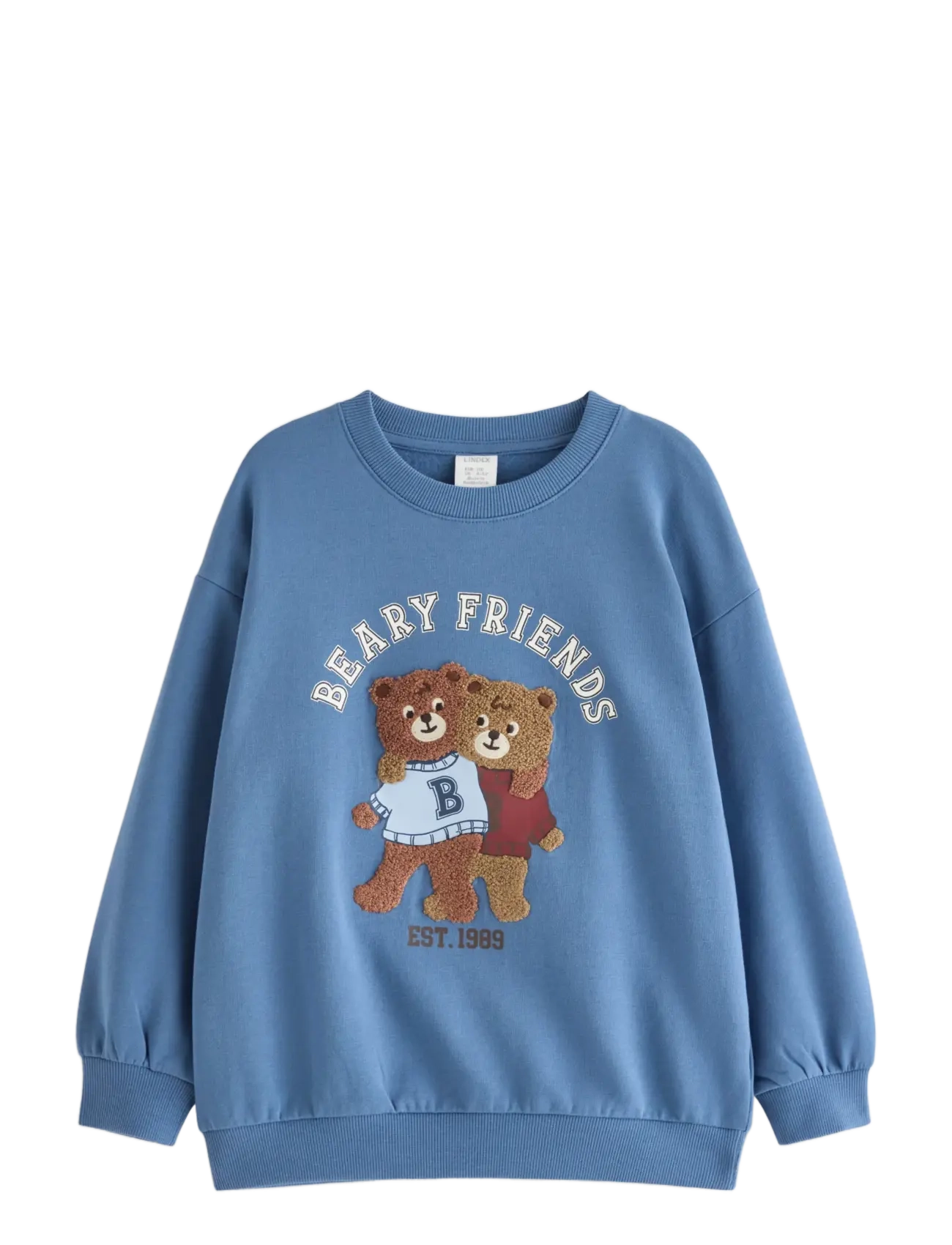 Lindex Sweatshirt with brushed inside - Lindex - LIGHT DUSTY BLUE / blue