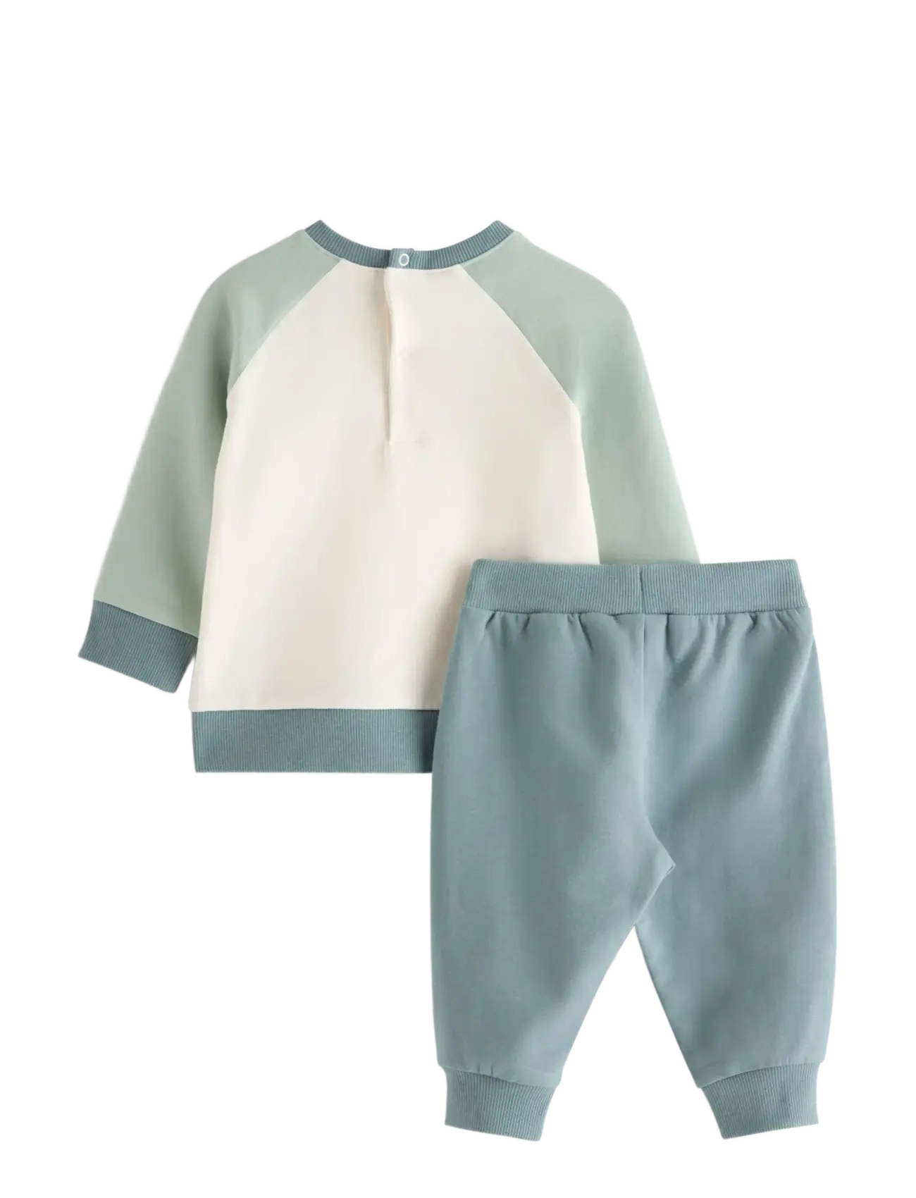 Lindex - Set with sweatshirt and joggers - tracksuits - light dusty green - 1