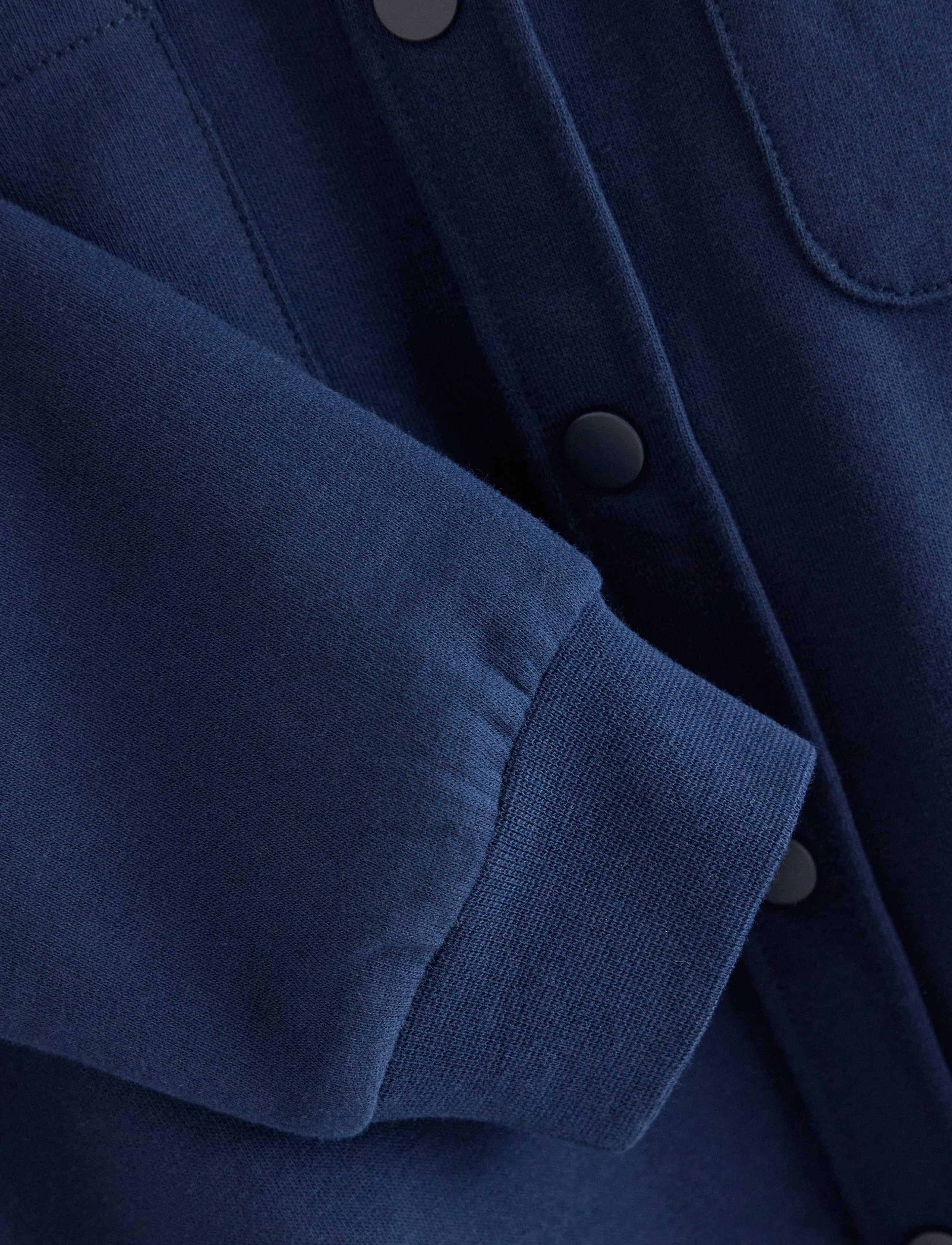 Lindex - Long-sleeved jersey shirt with brushed inside - långärmade skjortor - dark blue - 2