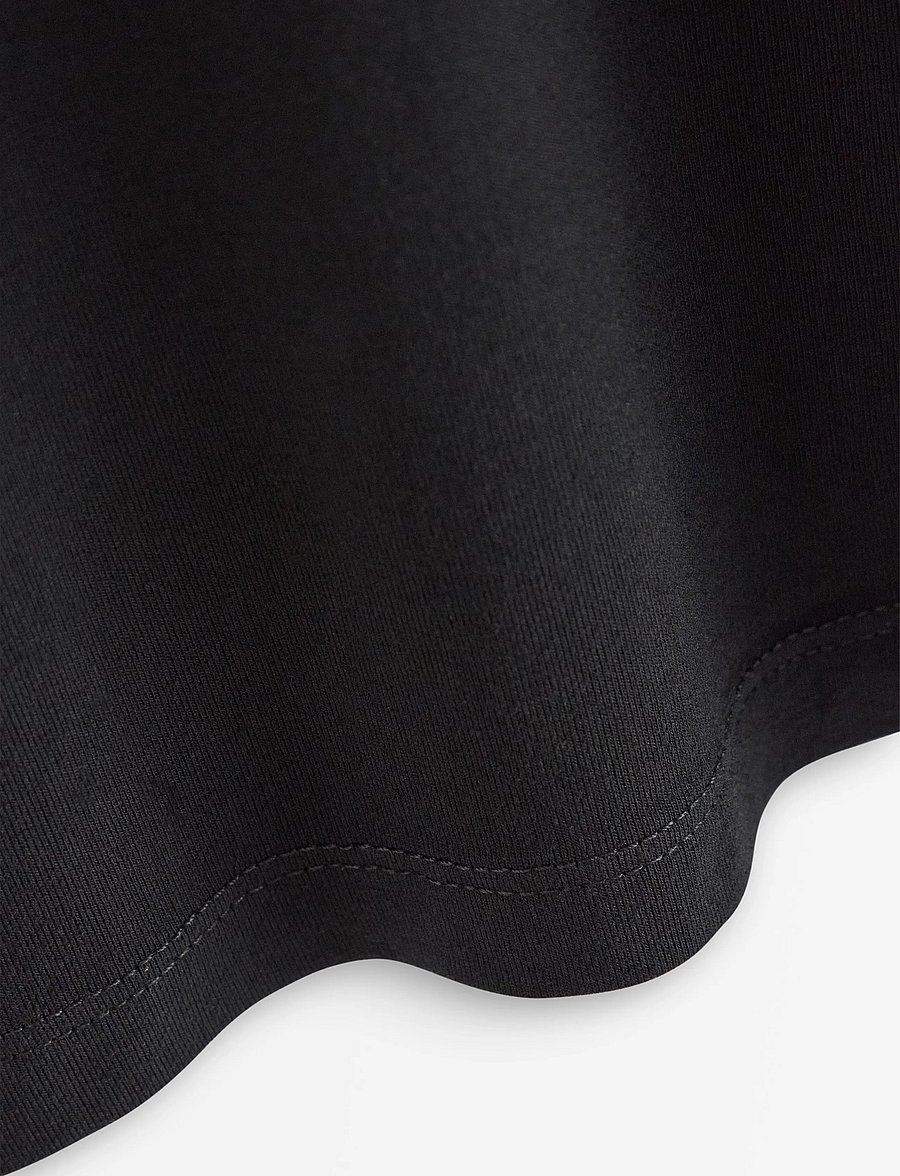 Lindex - Top with wide sleeves - kortærmede t-shirts - black - 5