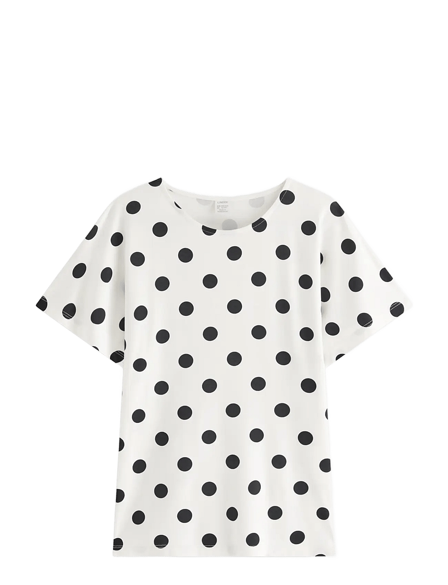 Lindex - Top with wide sleeves - kortärmade t-shirts - off white - 1