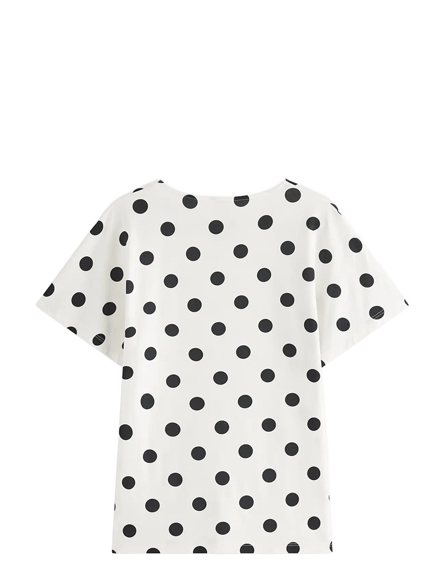 Lindex - Top with wide sleeves - kortärmade t-shirts - off white - 2
