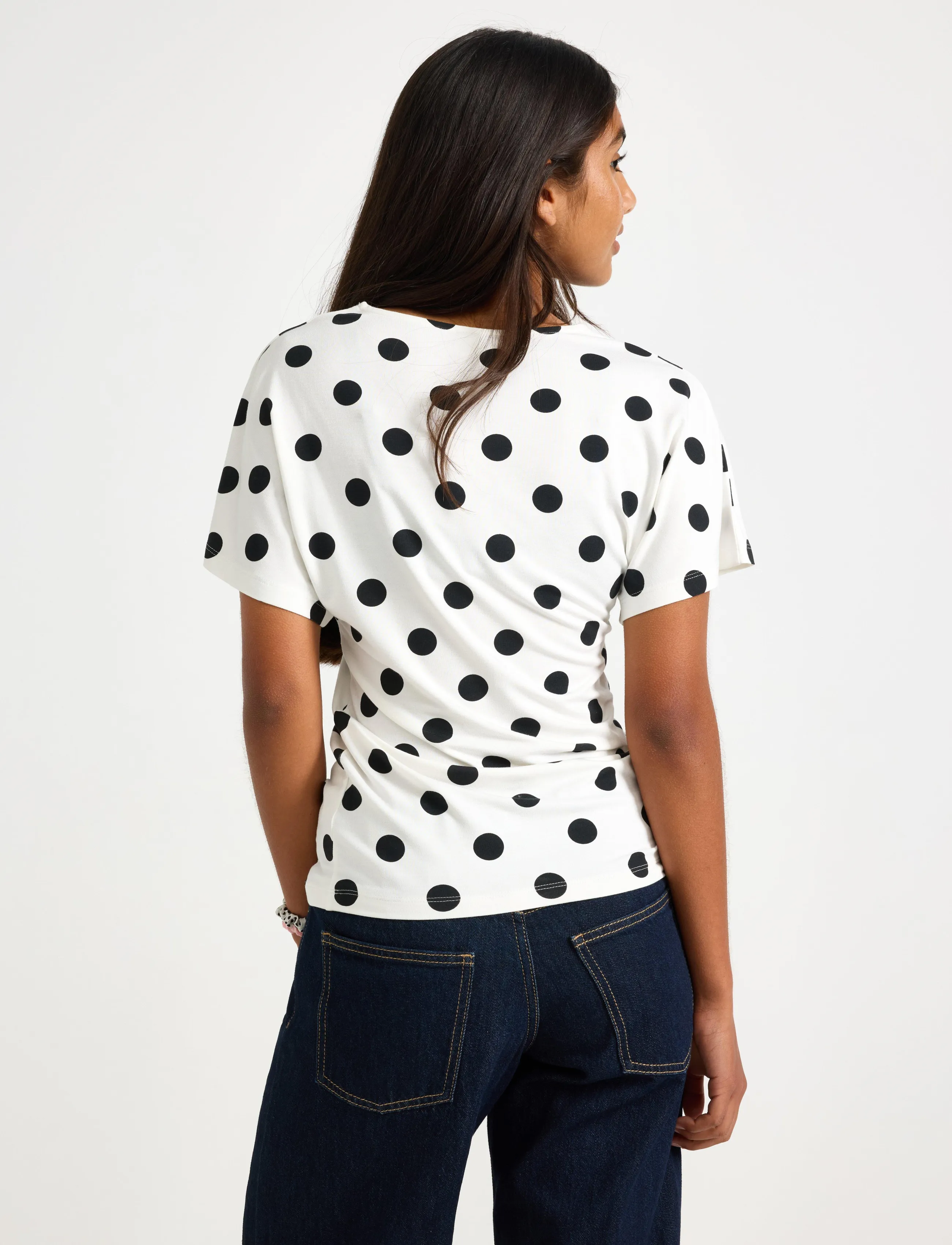 Lindex - Top with wide sleeves - off white - 3