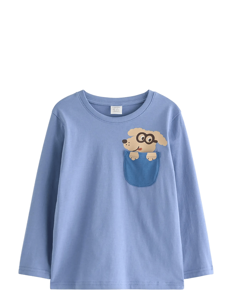 Lindex - Long-sleeved top - langärmelig - blue - 0