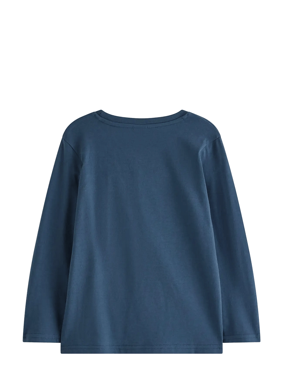 Lindex - Long-sleeved top - långärmade t-shirts - dark blue - 2