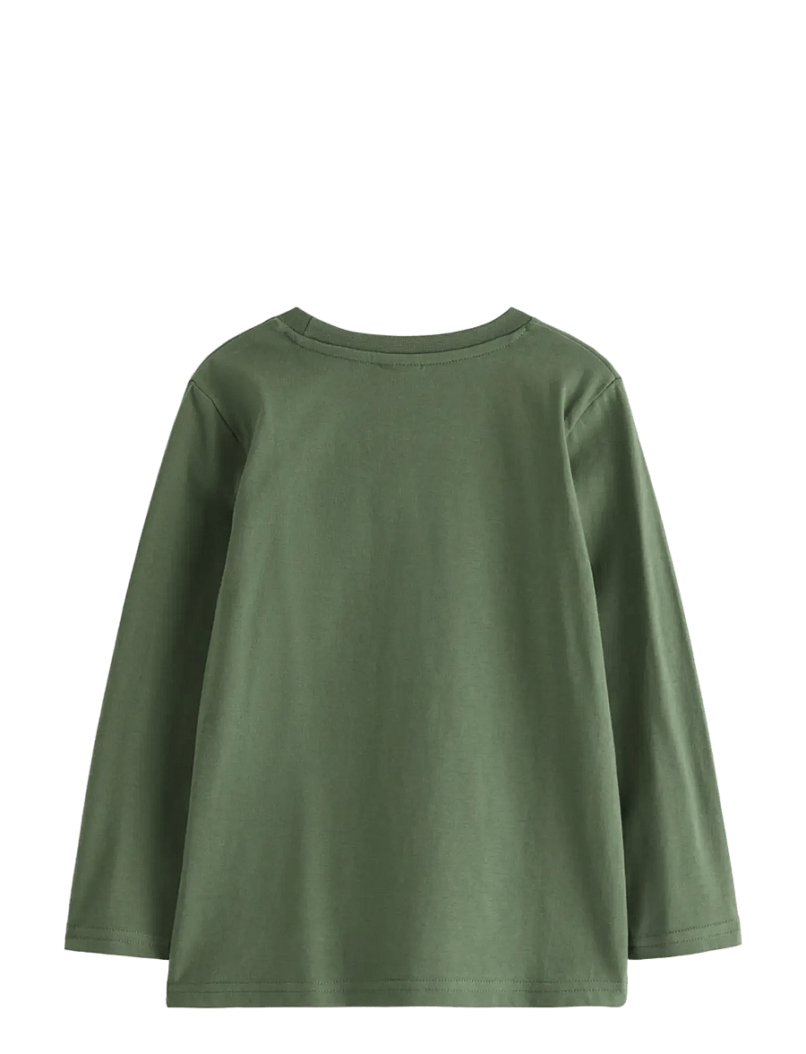 Lindex - Long-sleeved top - långärmade t-shirts - dusty khaki - 1