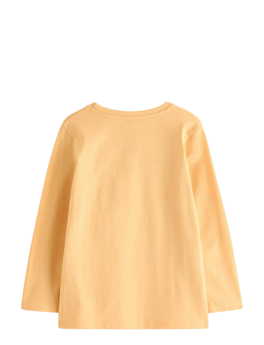 Lindex - Long-sleeved top - långärmade t-shirts - dusty yellow - 1