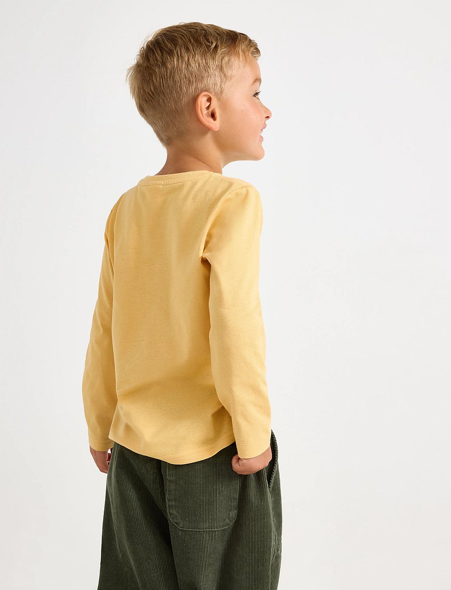 Lindex - Long-sleeved top - langärmelig - dusty yellow - 3