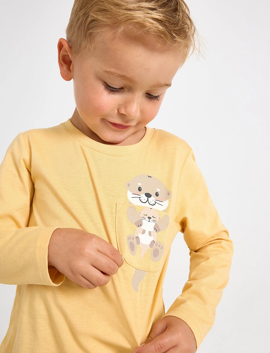 Lindex - Long-sleeved top - langärmelig - dusty yellow - 4