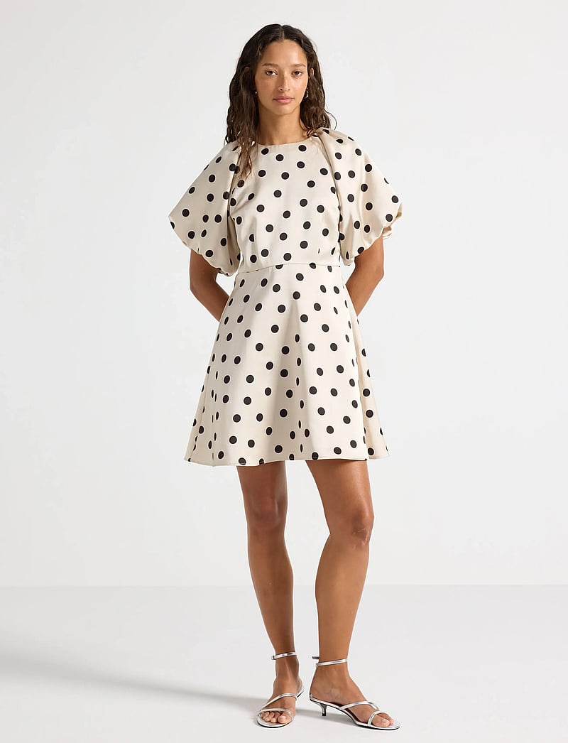 Lindex - Mini dress - kurze kleider - light beige - 0