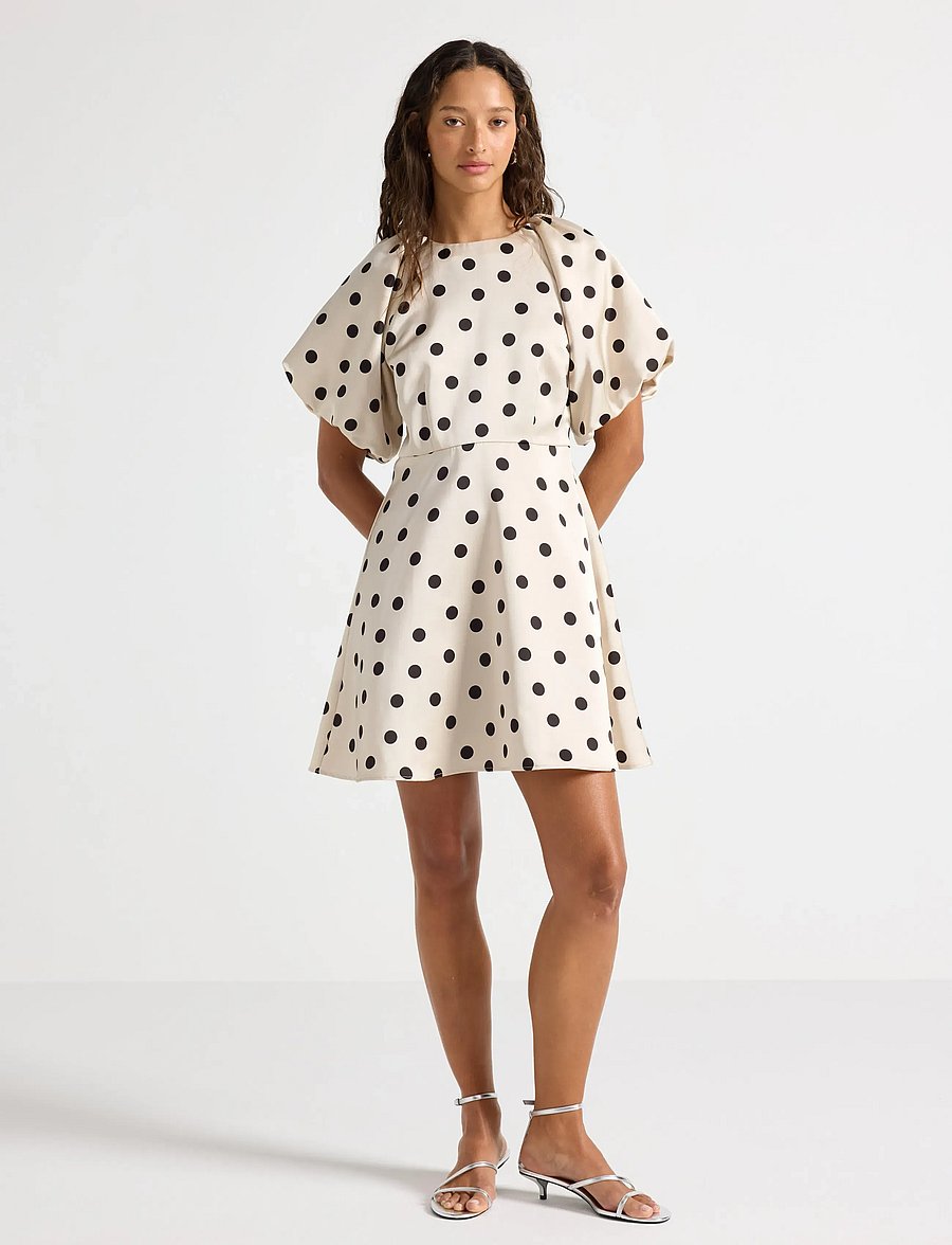 Lindex - Mini dress - kurze kleider - light beige - 0