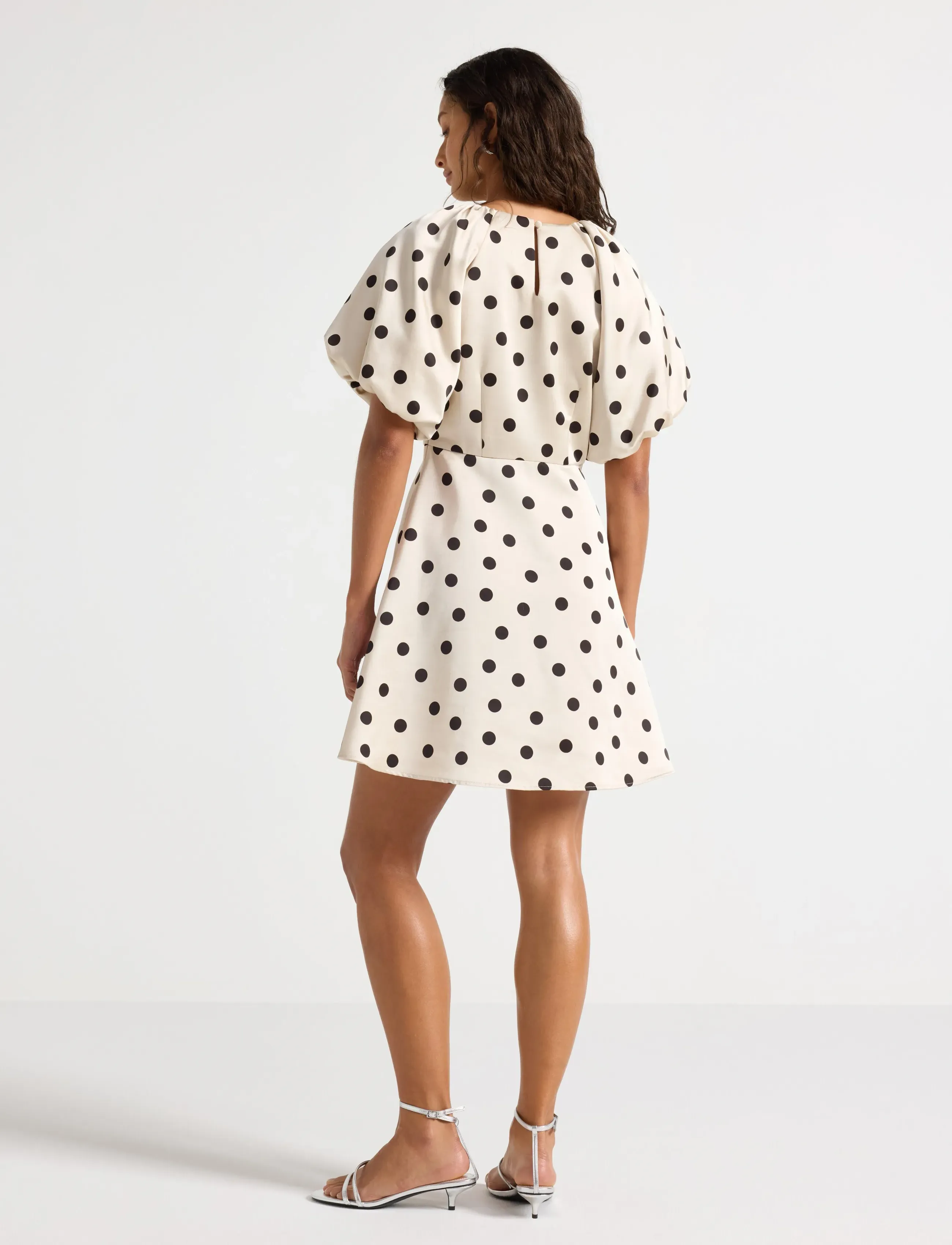 Lindex - Mini dress - kurze kleider - light beige - 3