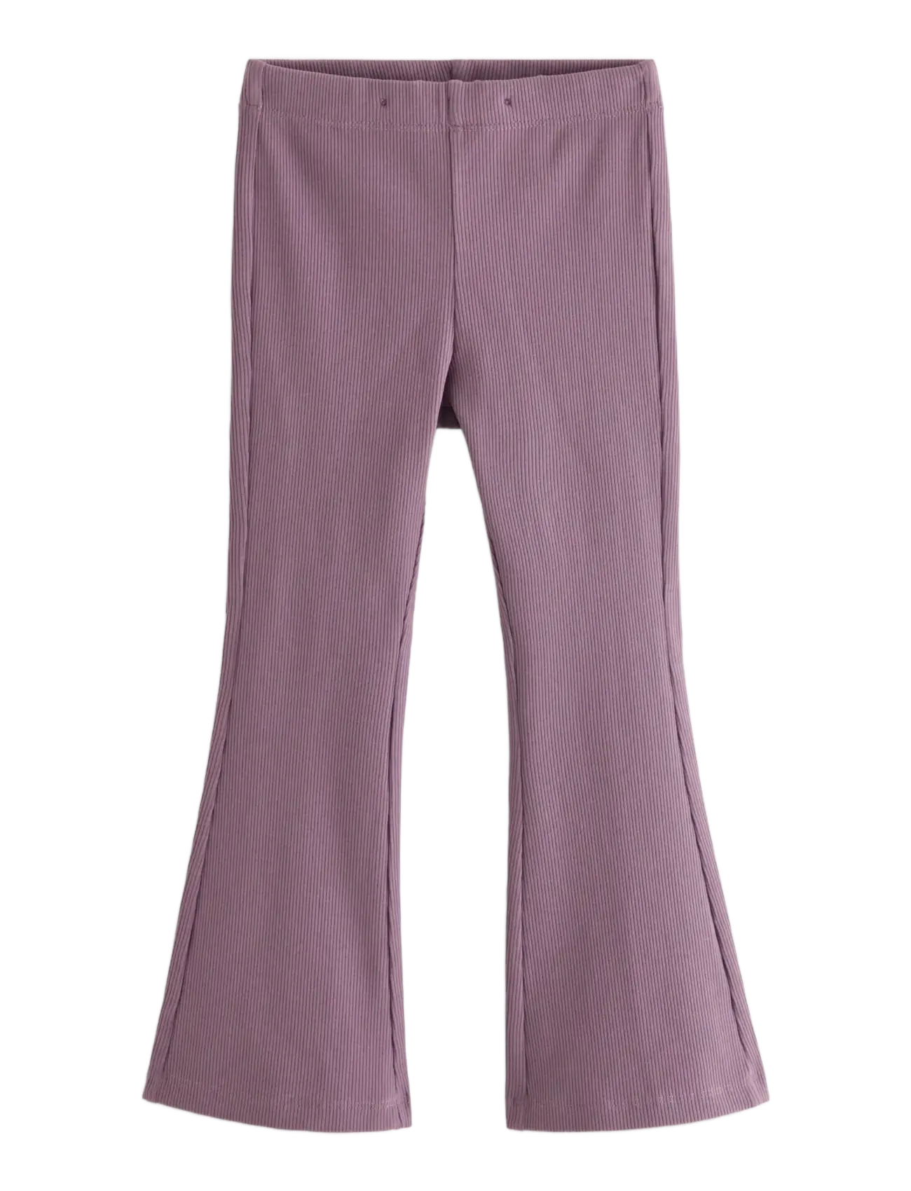 Lindex Flared ribbed leggings - Lindex - LIGHT DUSTY LILAC / purple