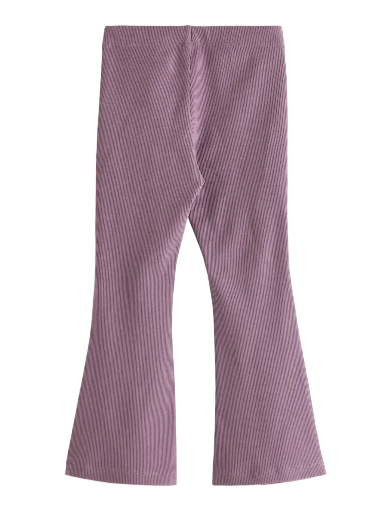 Lindex - Flared ribbed leggings - light dusty lilac - 2