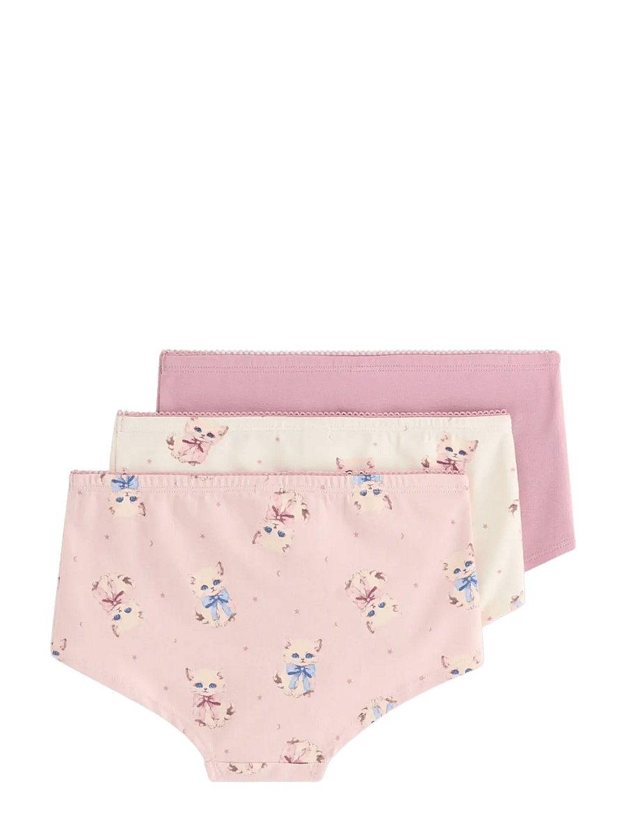 Lindex - 3-pack hipster briefs - aluspüksid - light dusty pink - 1