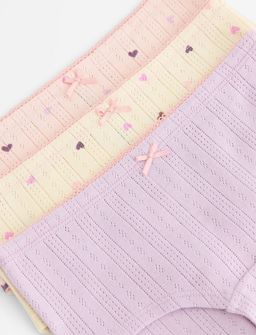 Lindex - 3-pack hipster briefs - slips - light pink - 2