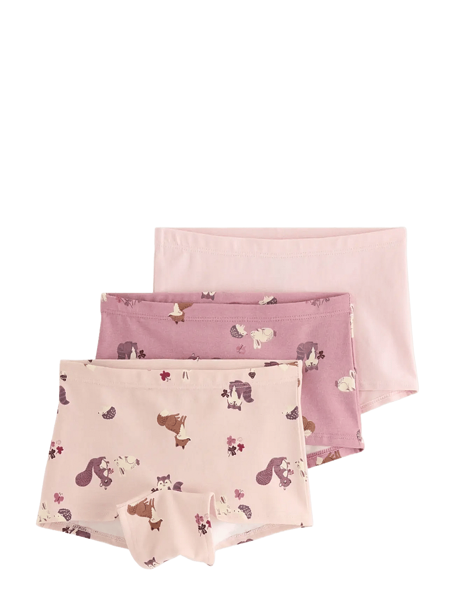 Lindex - 3-pack boxer briefs - slips - light dusty pink - 0