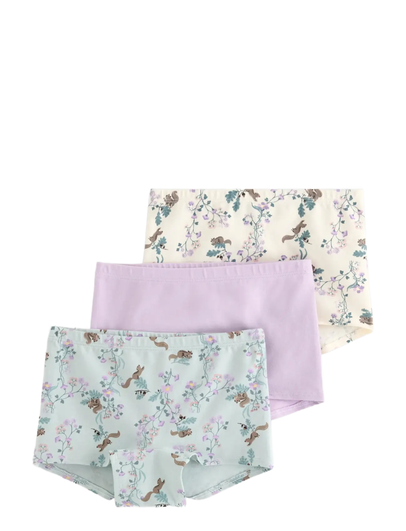 Lindex 3-Pack Boxer Briefs, 122/128, Underwear, Creme - Panties, Kinder