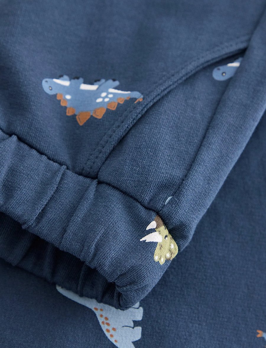 Lindex - Joggers with dinosaurs - jogginghosen - dark blue - 2
