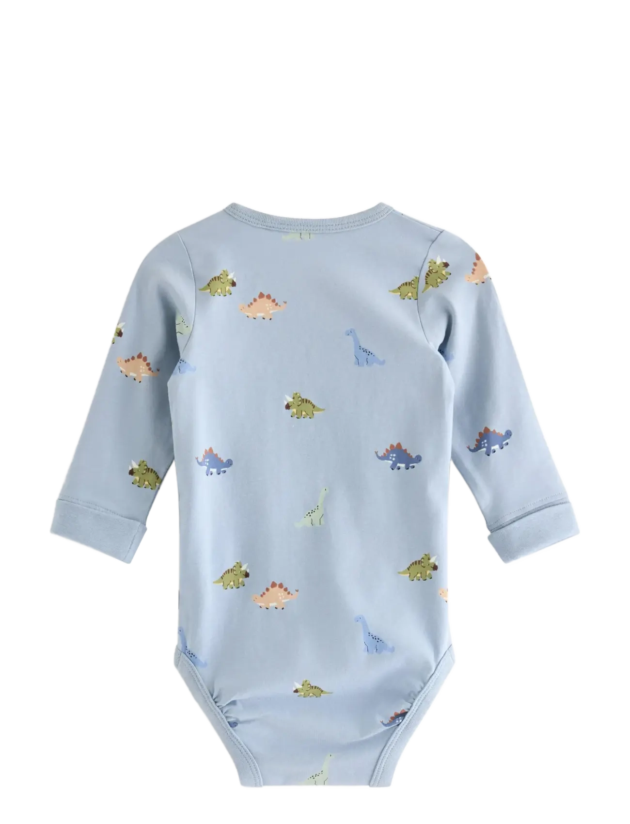 Lindex - Long-sleeved bodysuit - light dusty blue - 1