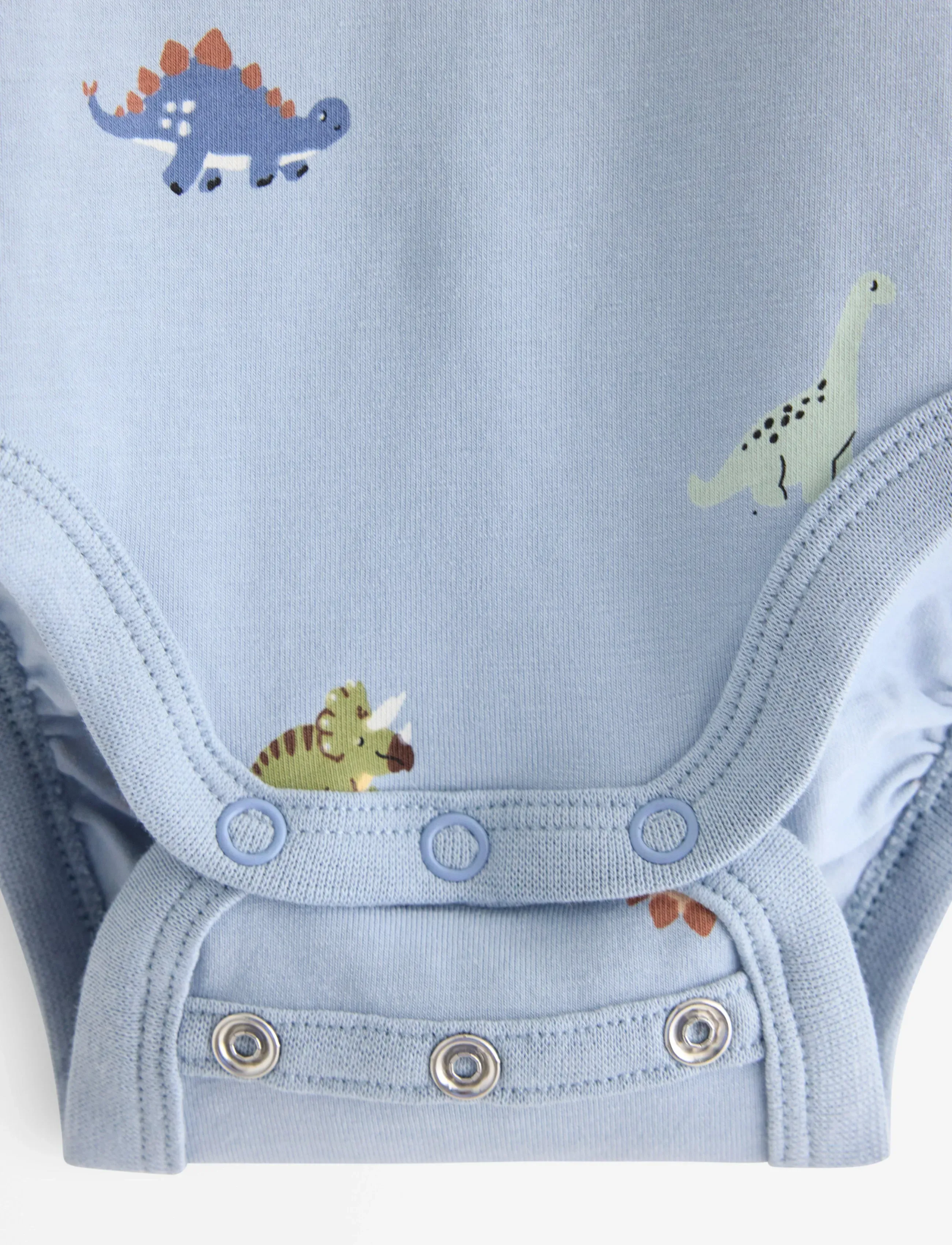 Lindex - Long-sleeved bodysuit - light dusty blue - 2